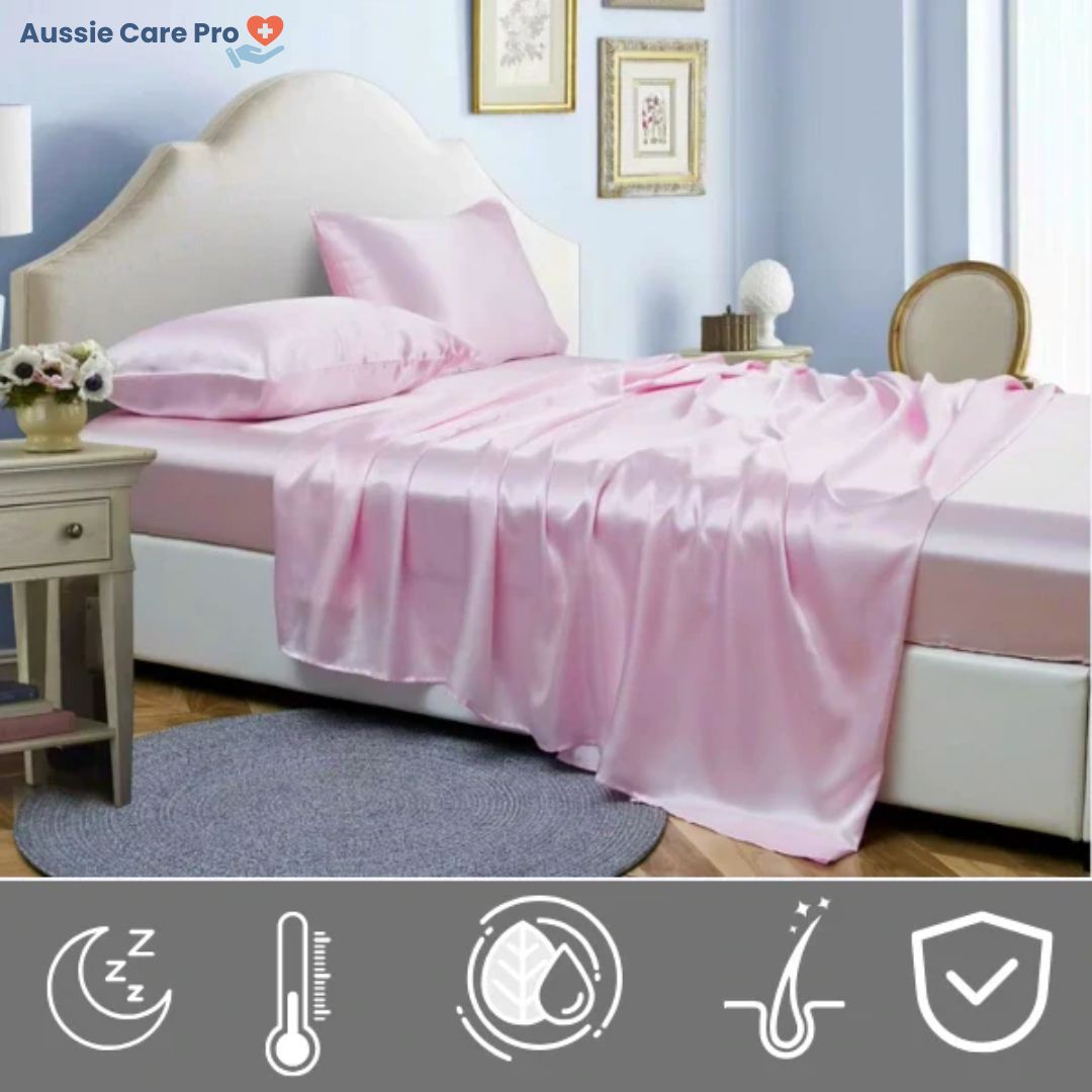 Satin Luxury Bed Sheets – Soft & Breathable Bedding