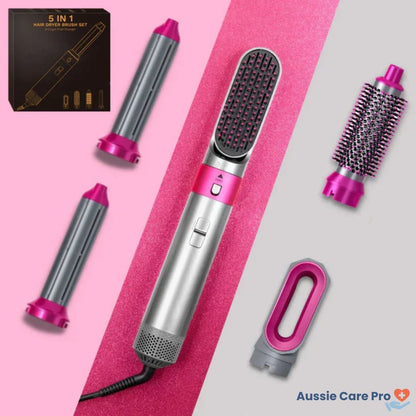 5-in-1 Hair Styler – Curl, Straighten, Dry & Volumise