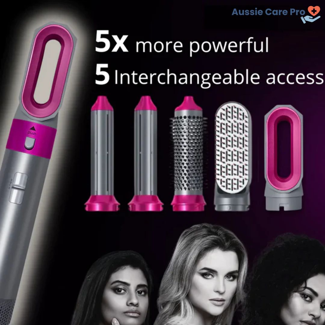 5-in-1 Hair Styler – Curl, Straighten, Dry & Volumise
