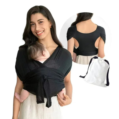 ErgoWrap Baby Sling – Ergonomic M‑Position Baby Carrier, Adjustable & Breathable