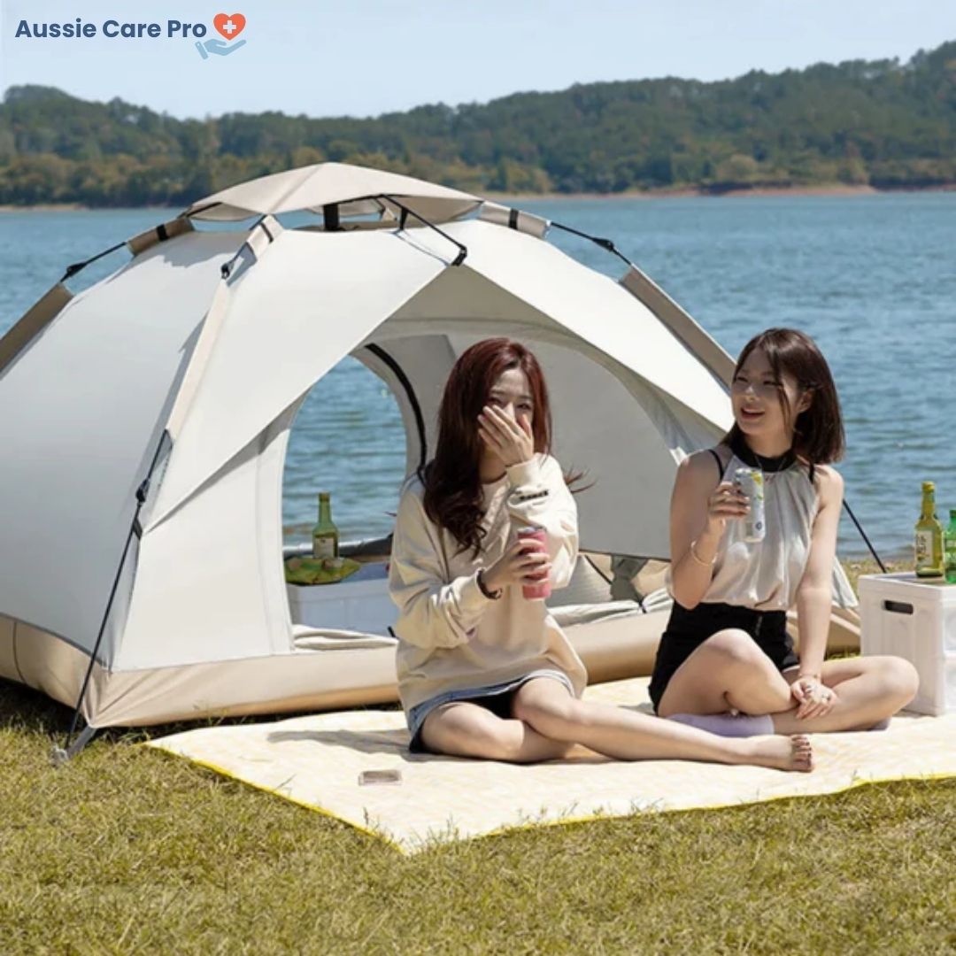 Instant Pop Up Tent – 2-4 Person Automatic Camping Tent
