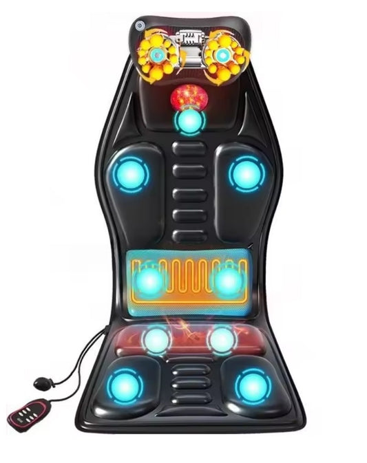 Full Body Shiatsu Back Massager with Heat – Deep Kneading Seat Cushion