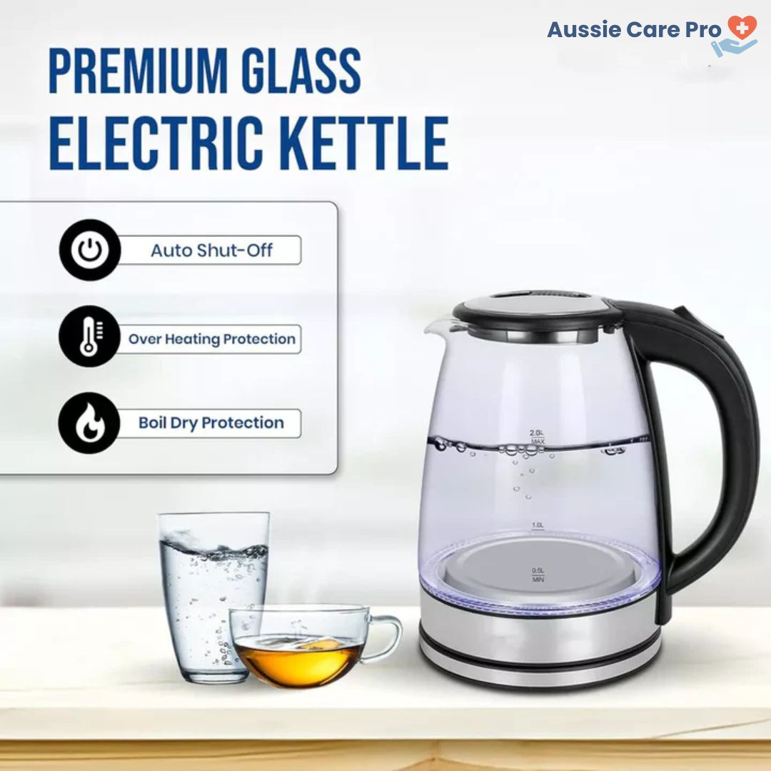Electric Glass Kettle – Rapid Boil & Auto Shut-Off