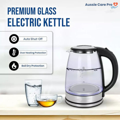 Electric Glass Kettle – Rapid Boil & Auto Shut-Off