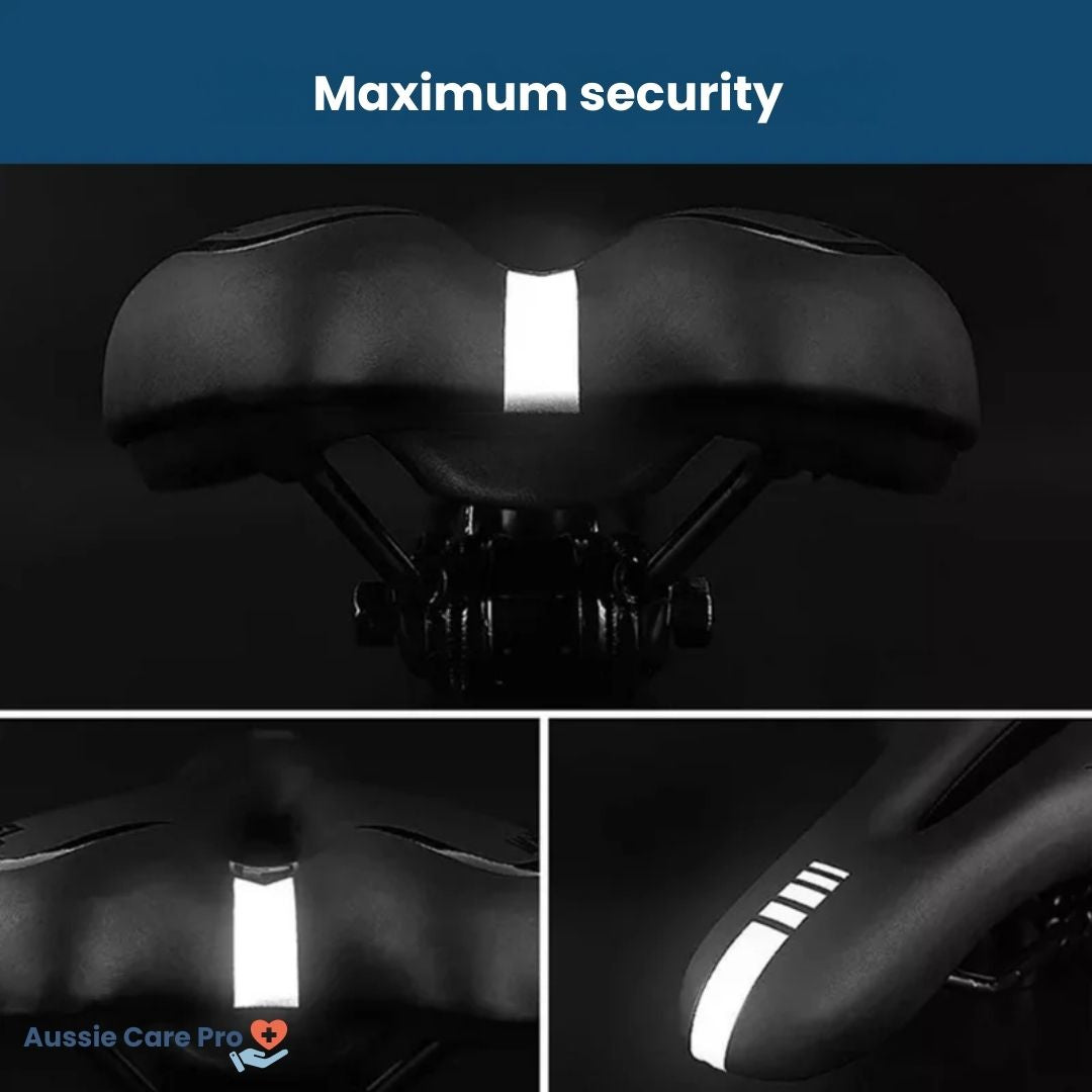 Gel Padded Bike Saddle – Comfortable & Shock Absorbing Seat