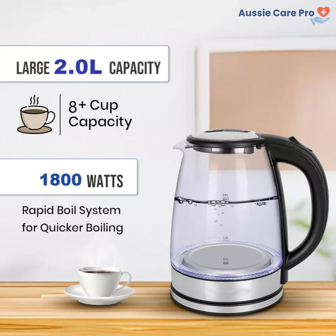 Electric Glass Kettle – Rapid Boil & Auto Shut-Off
