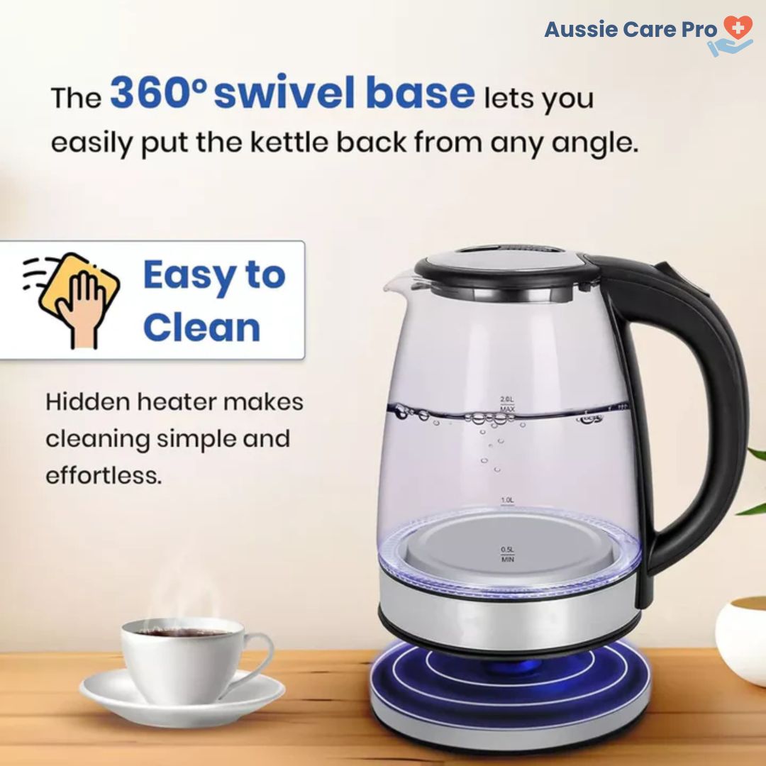 Electric Glass Kettle – Rapid Boil & Auto Shut-Off