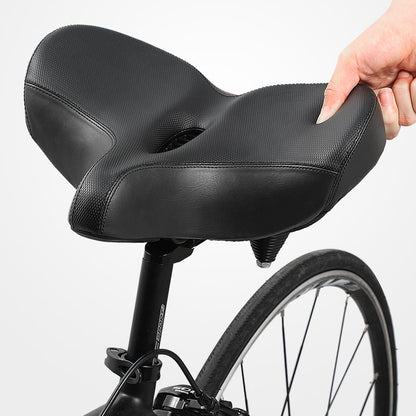 RideEase - Extra Wide & Breathable Comfortable Bike Saddle, Ergonomic Bicycle Seat