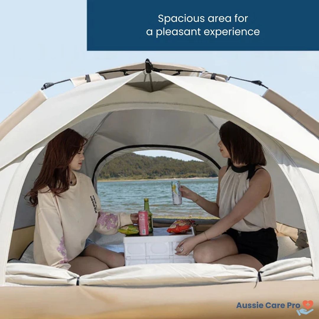 Instant Pop Up Tent – 2-4 Person Automatic Camping Tent