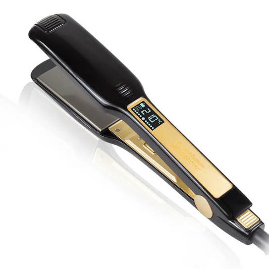 EliteHeat – Titanium Flat Iron & Curling Tool with Digital Display