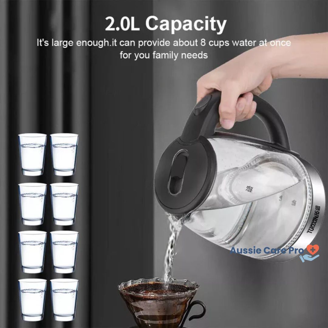 Electric Glass Kettle – Rapid Boil & Auto Shut-Off