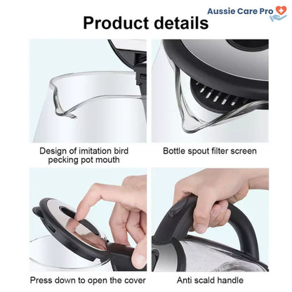Electric Glass Kettle – Rapid Boil & Auto Shut-Off