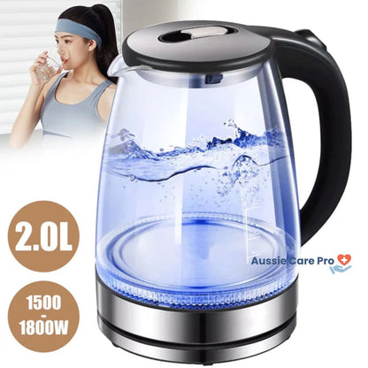 Electric Glass Kettle – Rapid Boil & Auto Shut-Off