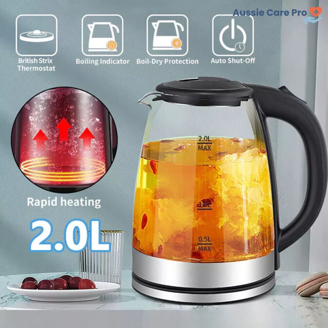 Electric Glass Kettle – Rapid Boil & Auto Shut-Off