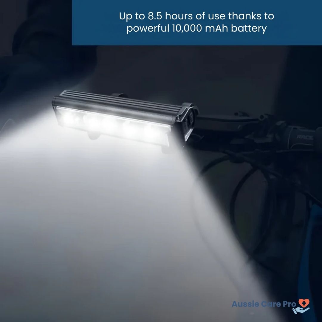 Rechargeable Ultra Bright Bike Light – 6000 Lumen Waterproof Headlight