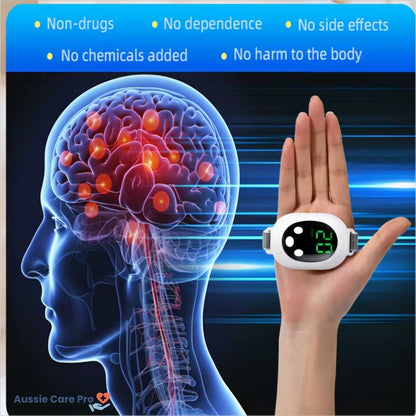 Microcurrent Sleep Aid Device – EMS Handheld Sleep Machine for Insomnia, Stress & Anxiety Relief
