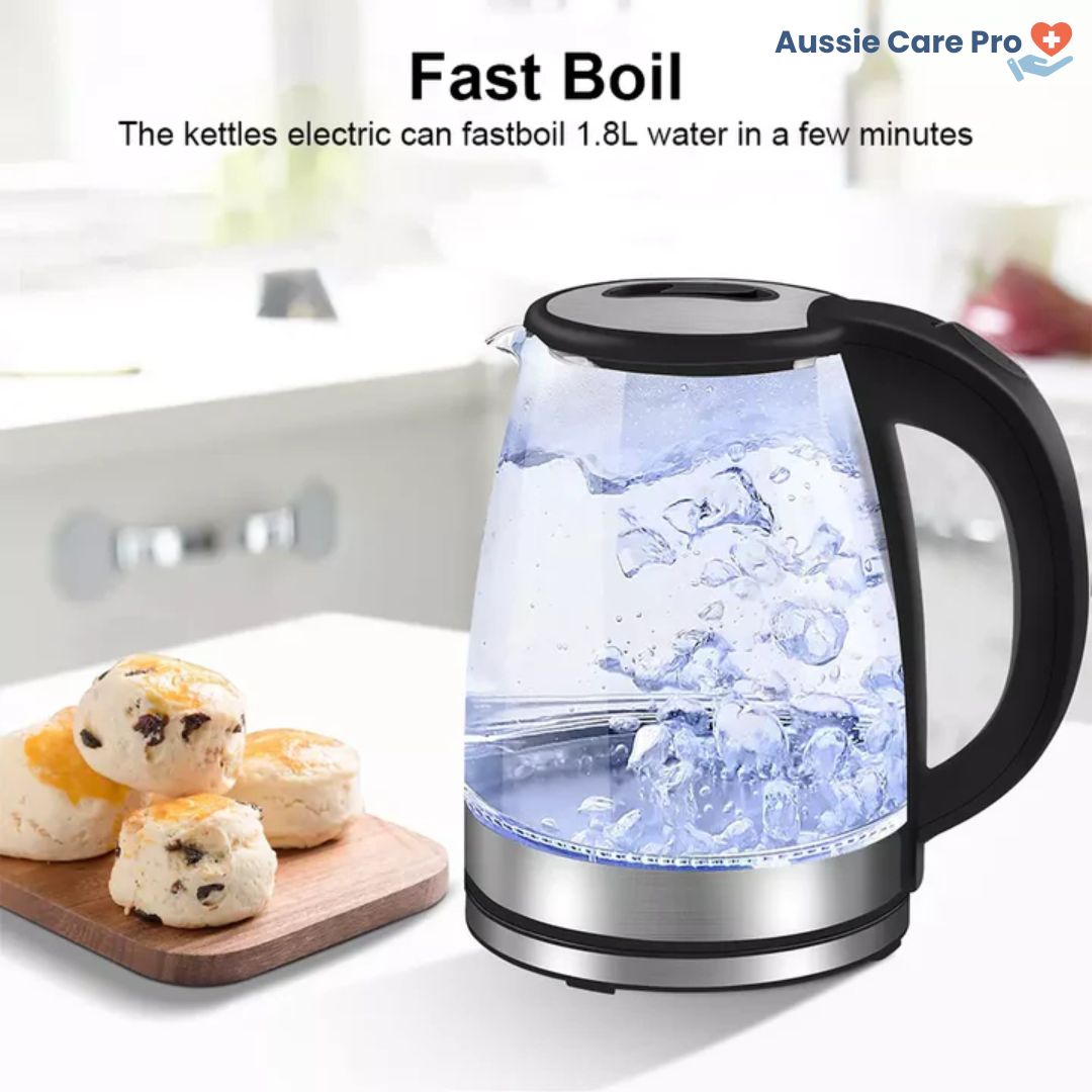 Electric Glass Kettle – Rapid Boil & Auto Shut-Off