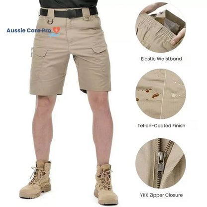 Aussie Care Pro Outdoor Cargo Shorts – Stretch Fit with 6 Pockets