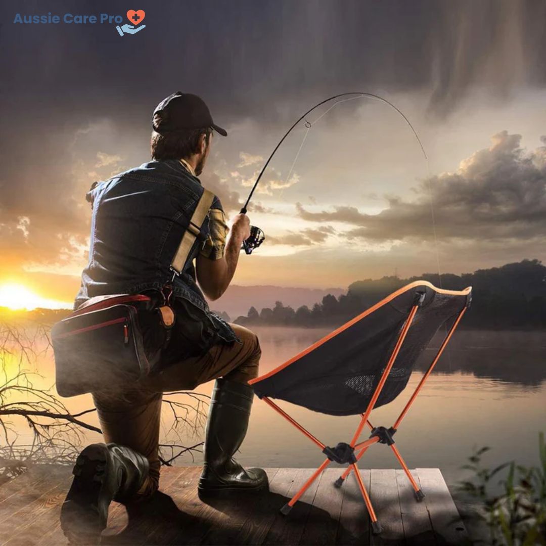 Aussie Care Pro Comfy Camping Chair – Lightweight & Durable
