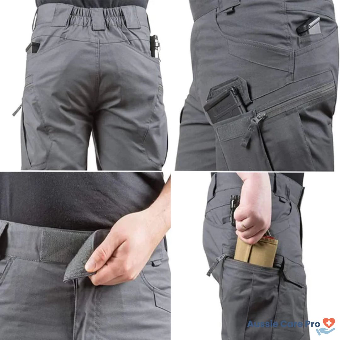 Aussie Care Pro Outdoor Cargo Shorts – Stretch Fit with 6 Pockets