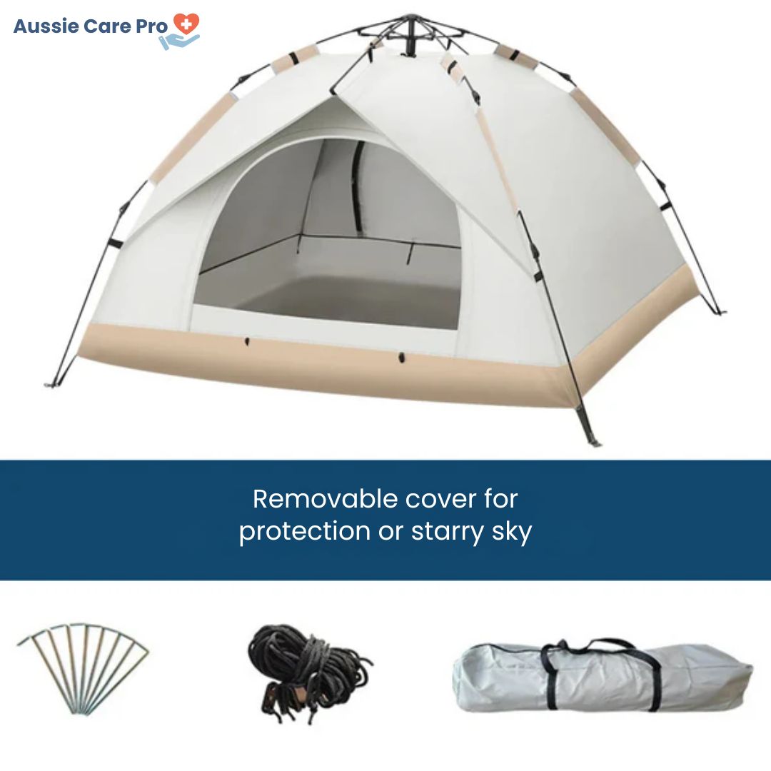 Instant Pop Up Tent – 2-4 Person Automatic Camping Tent