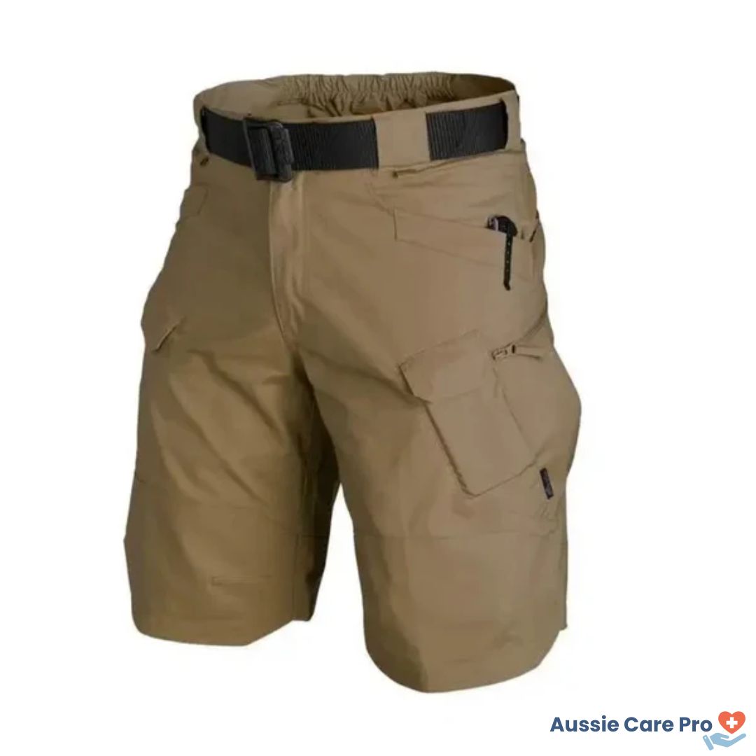 Aussie Care Pro Outdoor Cargo Shorts – Stretch Fit with 6 Pockets