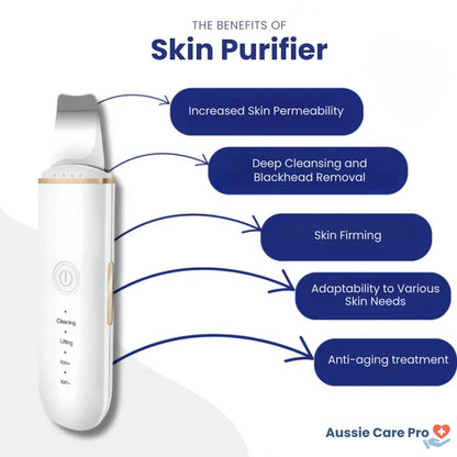 Ultrasonic Skin Scrubber – Deep Clean & Exfoliation