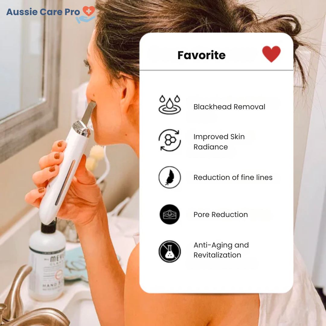 Ultrasonic Skin Scrubber – Deep Clean & Exfoliation