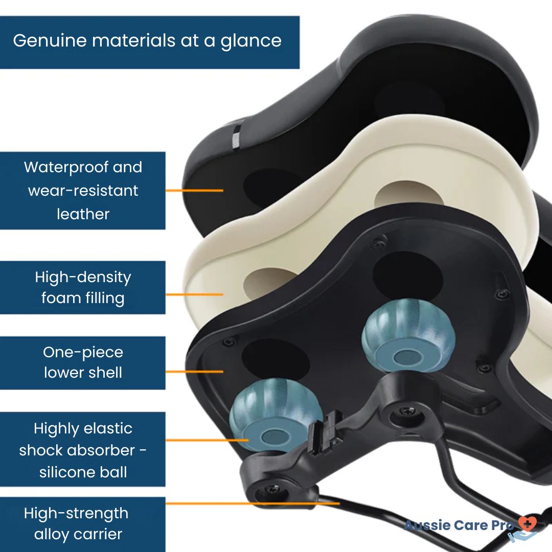Aussie Care Pro Comfy Bike Saddle – Gel Seat for All Bikes