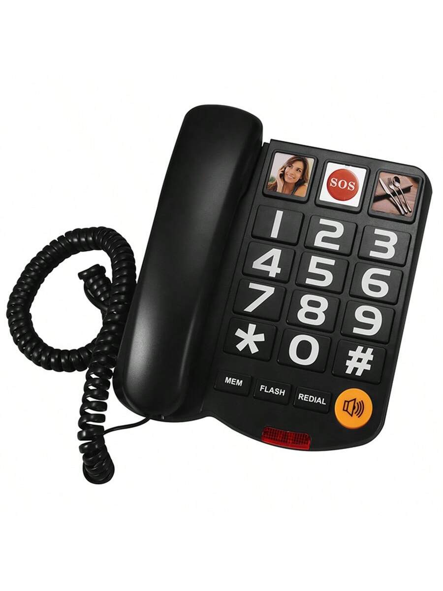 Wired Home Telephone for Seniors – Stylish, Simple & Durable