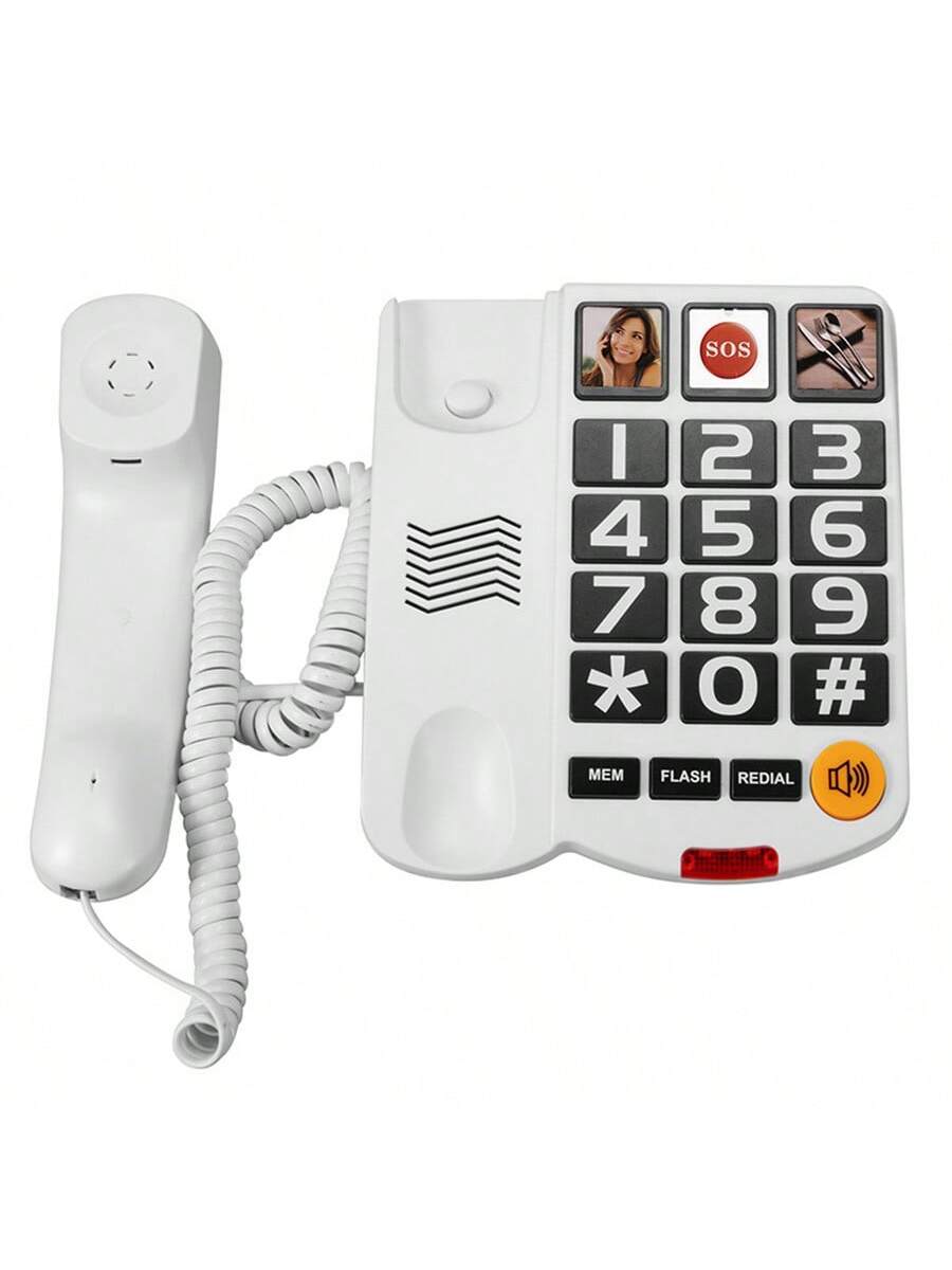 Wired Home Telephone for Seniors – Stylish, Simple & Durable