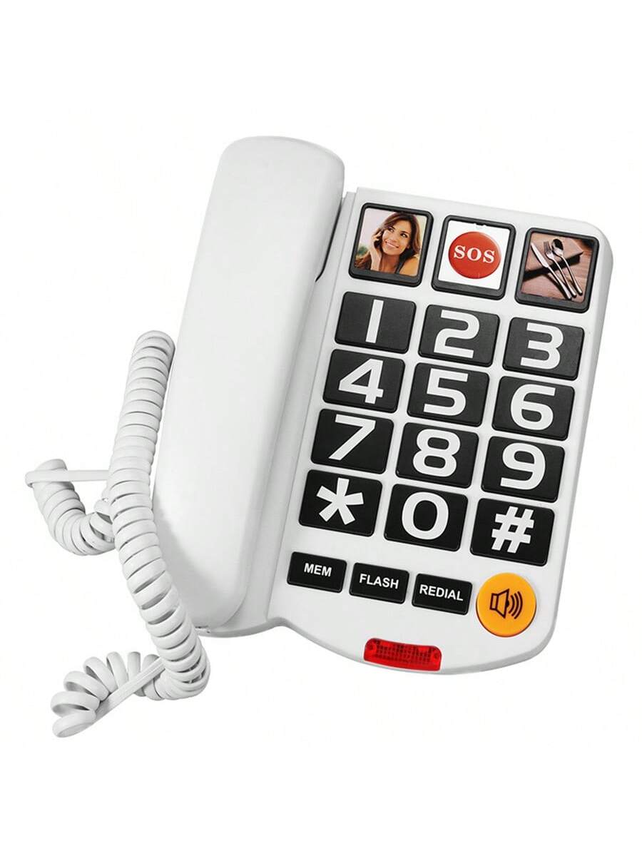 Wired Home Telephone for Seniors – Stylish, Simple & Durable