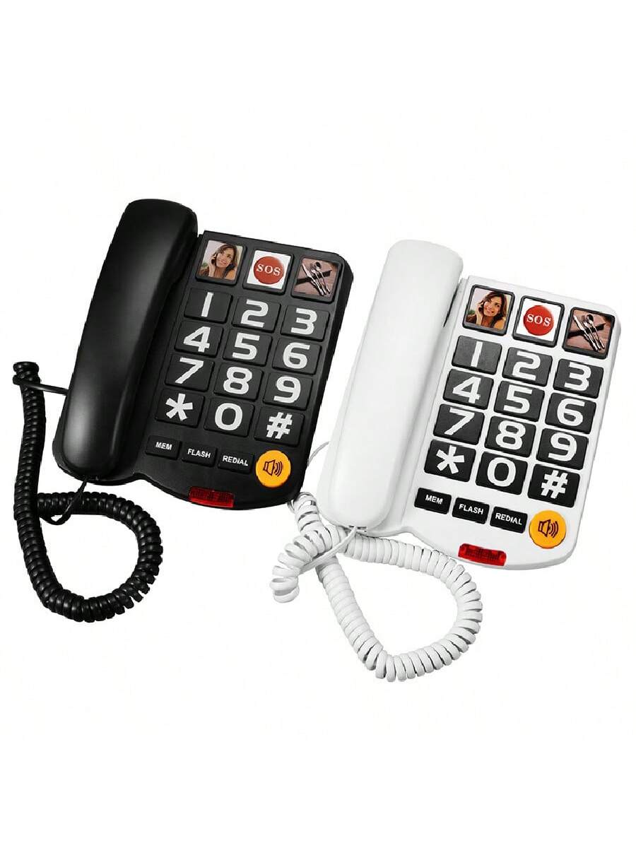Wired Home Telephone for Seniors – Stylish, Simple & Durable