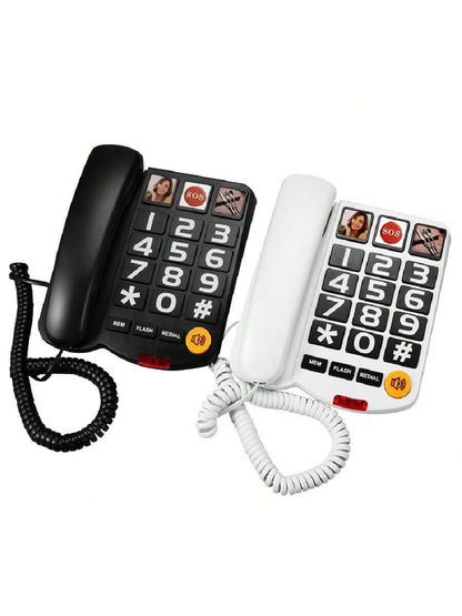Wired Home Telephone for Seniors – Stylish, Simple & Durable