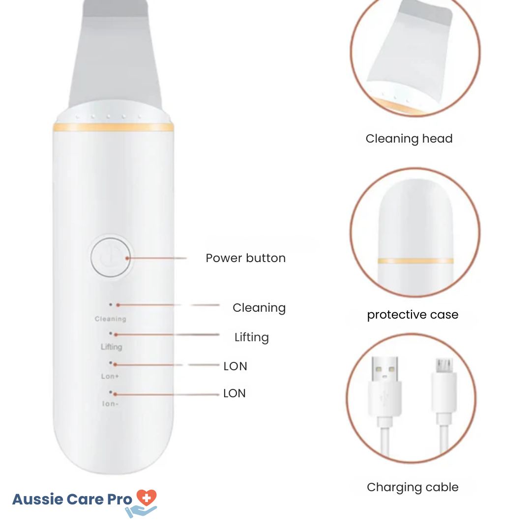 Ultrasonic Skin Scrubber – Deep Clean & Exfoliation