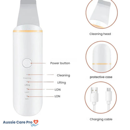 Ultrasonic Skin Scrubber – Deep Clean & Exfoliation