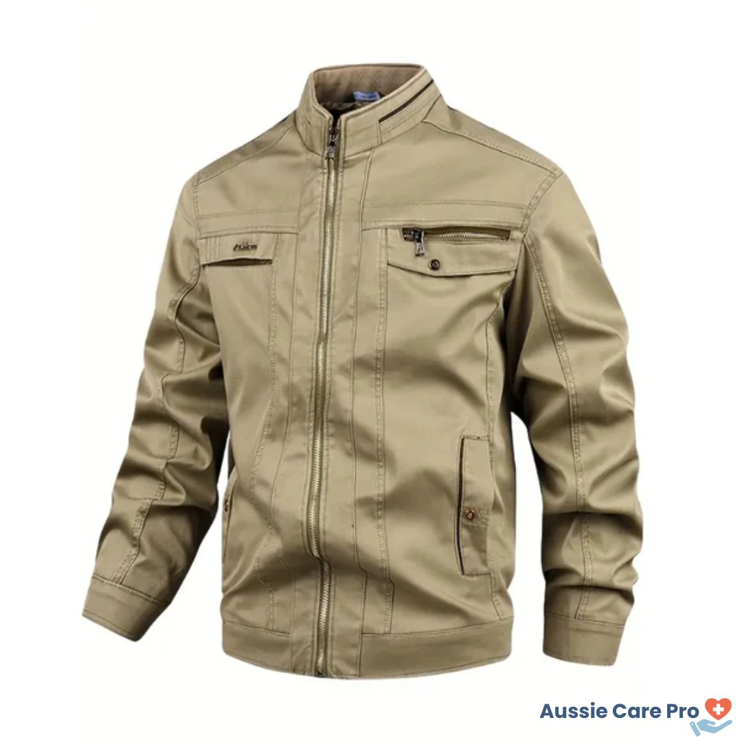 Aussie Care Pro Men’s Cotton Jacket – Outdoor Casual Style