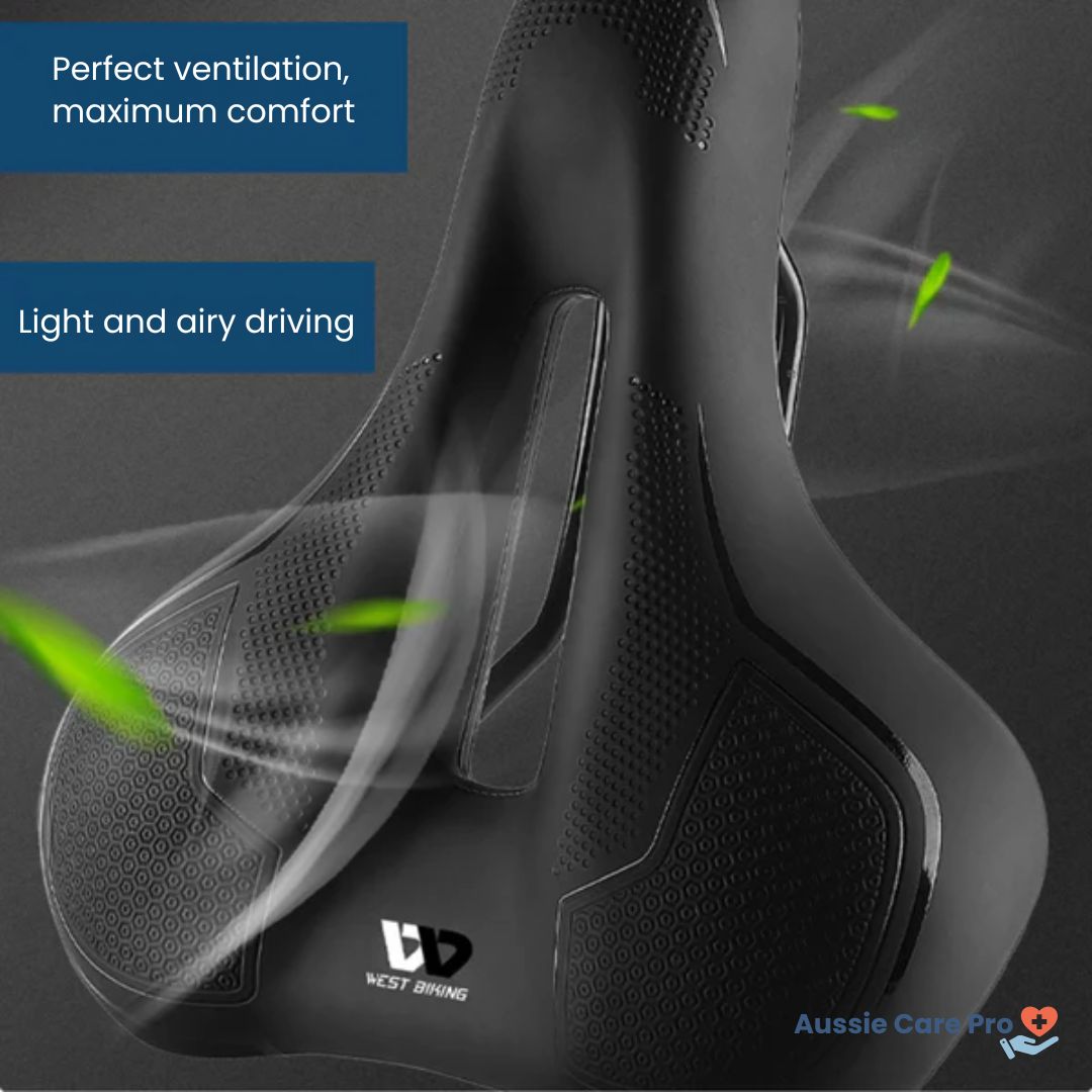 Aussie Care Pro Comfy Bike Saddle – Gel Seat for All Bikes