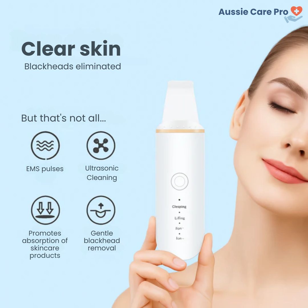 Ultrasonic Skin Scrubber – Deep Clean & Exfoliation