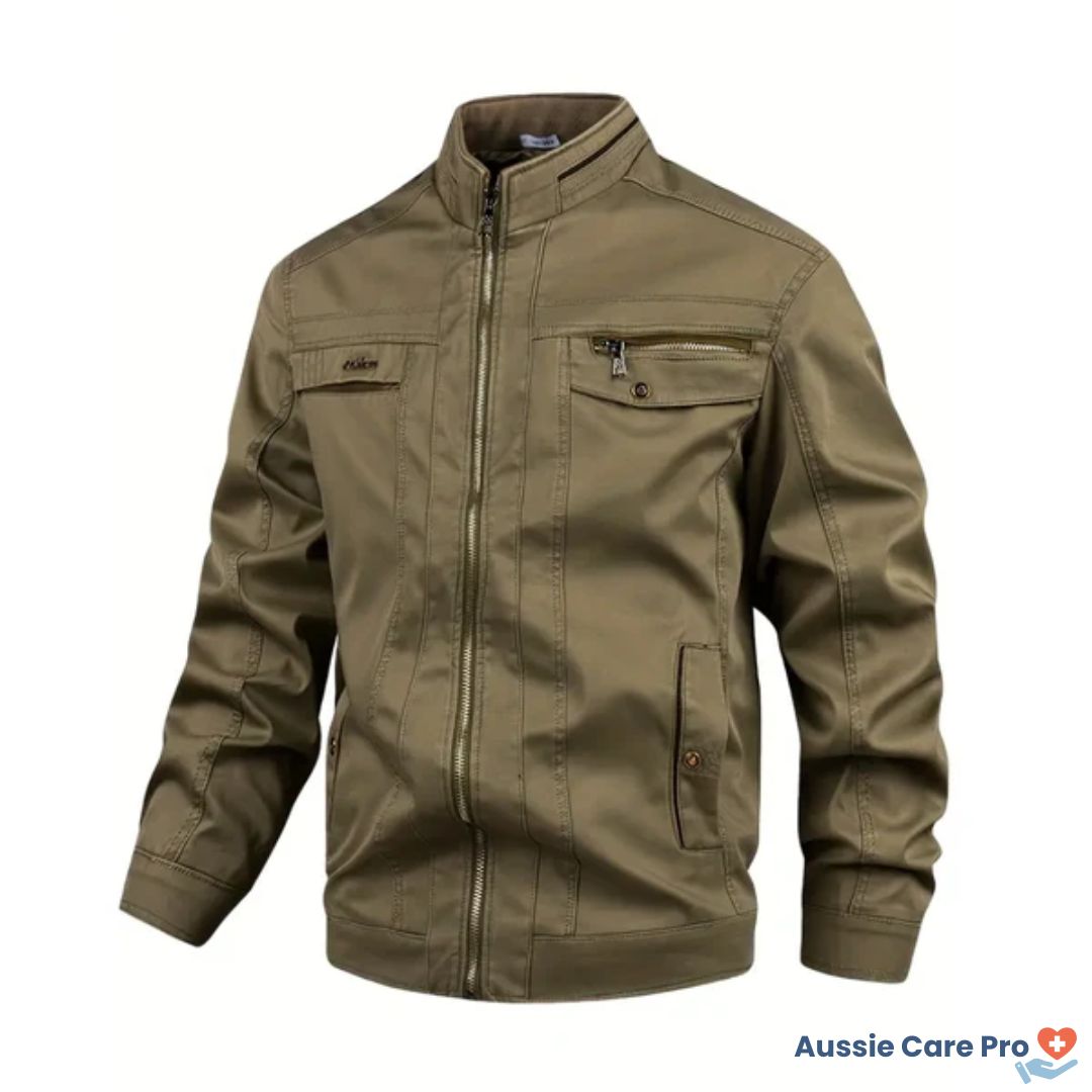 Aussie Care Pro Men’s Cotton Jacket – Outdoor Casual Style