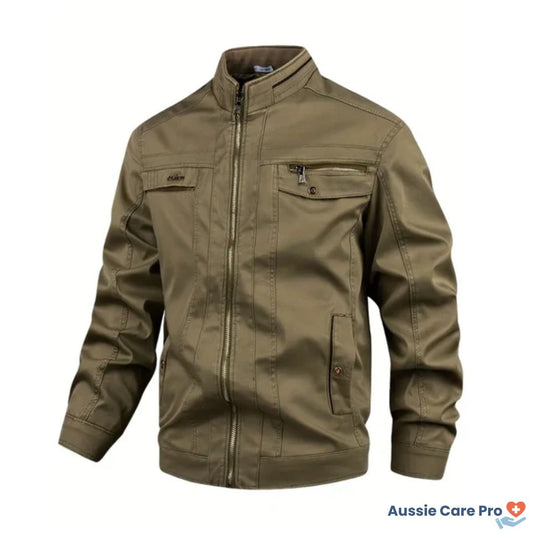 Aussie Care Pro Men’s Cotton Jacket – Outdoor Casual Style