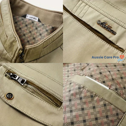Aussie Care Pro Men’s Cotton Jacket – Outdoor Casual Style