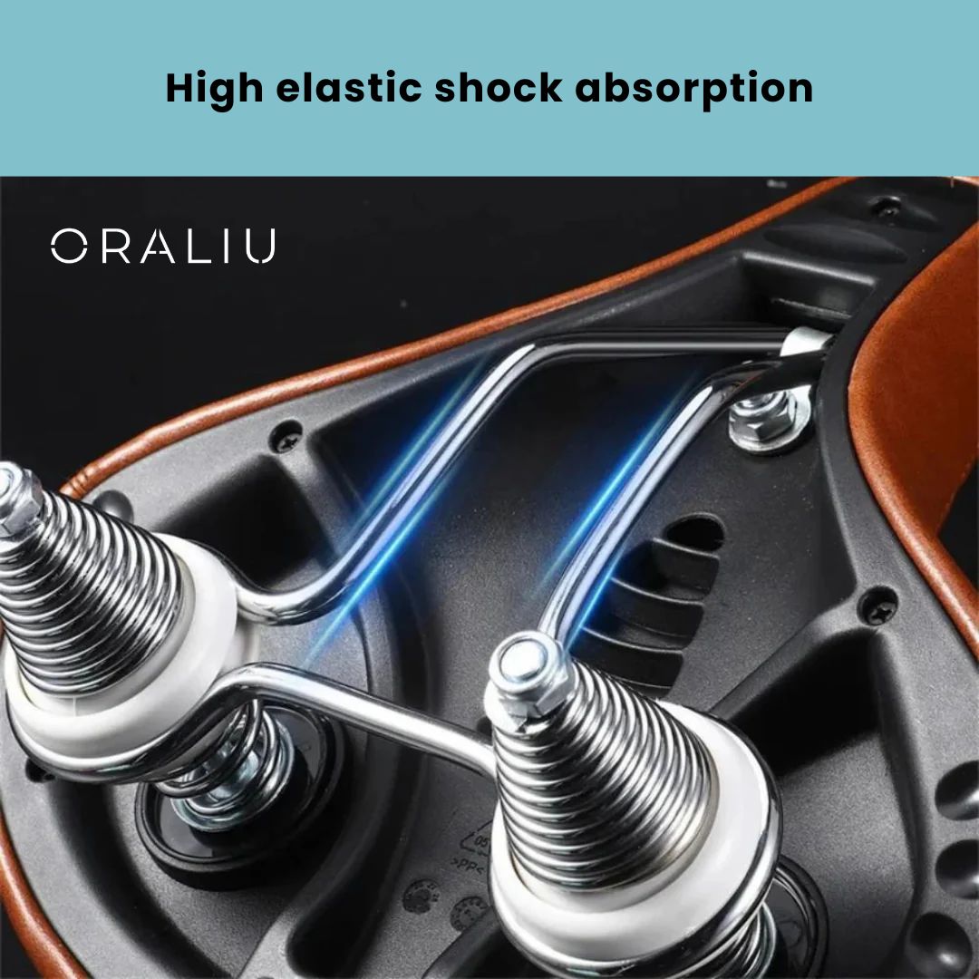 Vergrößerter Fahrradsitz – Komfortabler Sattel Mit Stoßdämpfung, Größe Ca. 32x18,5 Cm