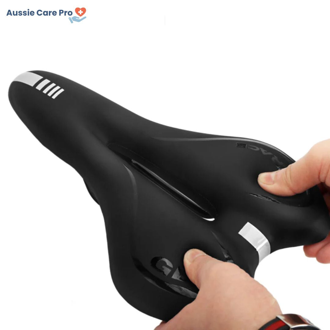 SpeedGel Comfort Bike Saddle – Gel Seat with Reflector