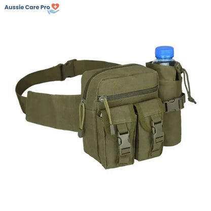 Aussie Care Pro Hiking Waist Bag – Outdoor Belt Pack with Bottle Holder
