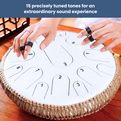 ZenTone Steel Tongue Drum – Relaxation & Creativity in Perfect Harmony