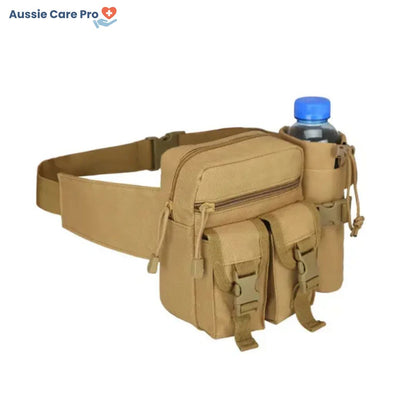 Aussie Care Pro Hiking Waist Bag – Outdoor Belt Pack with Bottle Holder