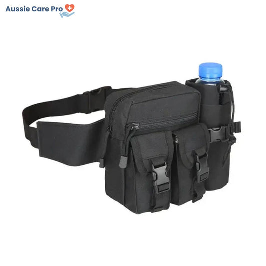 Aussie Care Pro Hiking Waist Bag – Outdoor Belt Pack with Bottle Holder