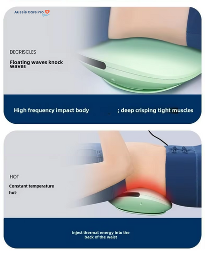 Rechargeable Electric Lumbar Traction Massager – Back Pain Relief & Spine Alignment Device