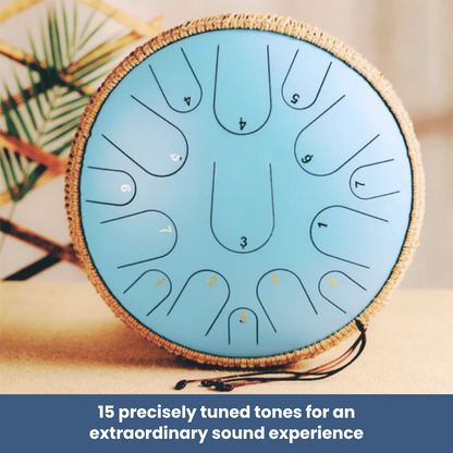 ZenTone Steel Tongue Drum – Relaxation & Creativity in Perfect Harmony